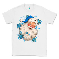 White winter christmas santa claus Classic Tee - MaliasSmallBusiness