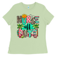 Matcha nurse off duty summer break Ladies Tee - RanaPortraitStore