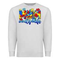 Dove Grey Mom Autism life Premium Sweatshirt - CowGirlArtShop