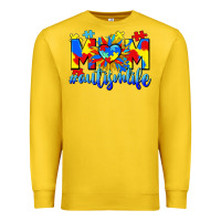 Lemon Mom Autism life Premium Sweatshirt - CowGirlArtShop