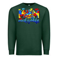 Sports Green Mom Autism life Premium Sweatshirt - CowGirlArtShop