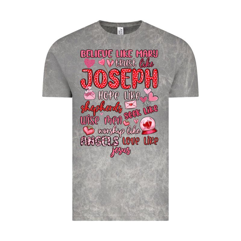 Believe Like Mary Trust Like Joseph Valentine S Da Vintage Tee by MaliasSmallBusiness | Teevron