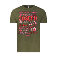 Vintage Olive believe like mary trust like joseph valentine s da Vintage Tee - MaliasSmallBusiness