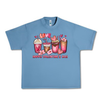 Pebble Blue happy valentine's day coffee cups Urban Heavy Tee - MaliasSmallBusiness
