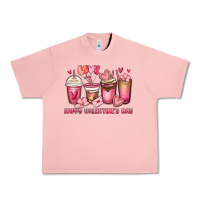 Salmon happy valentine's day coffee cups Urban Heavy Tee - MaliasSmallBusiness