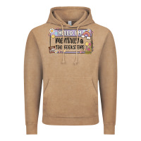 Vintage Coffee hello im mentally at the bookstore Vintage Hoodie - MaliasSmallBusiness
