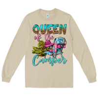 Mushroom Queen Of The Camper Long Sleeve Tee - BundleAndBundleShop