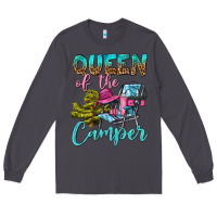 Smoke Queen Of The Camper Long Sleeve Tee - BundleAndBundleShop