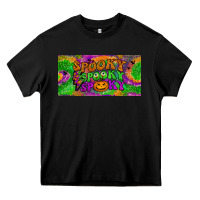 Black spooky license plate Heavy Core Tee - BundleAndBundleShop