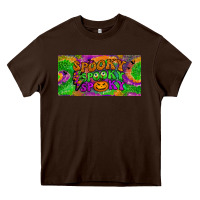 Chocolate Brown spooky license plate Heavy Core Tee - BundleAndBundleShop