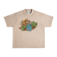 French Oak horseshoe leopard gemstone cactus patch Urban Heavy Tee - AdoDesignShop