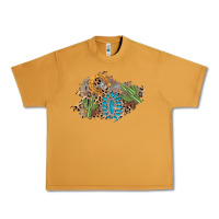 Peanut Butter horseshoe leopard gemstone cactus patch Urban Heavy Tee - AdoDesignShop
