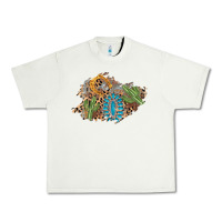 Pistachio horseshoe leopard gemstone cactus patch Urban Heavy Tee - AdoDesignShop