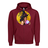 Black Witch Zipper Hoodie | Teevron