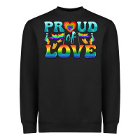 Black Lgbtq Proud Of Love Heavyweight Sweatshirt - BundleAndBundleShop