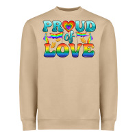 Mushroom Lgbtq Proud Of Love Heavyweight Sweatshirt - BundleAndBundleShop