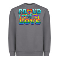 Storm Lgbtq Proud Of Love Heavyweight Sweatshirt - BundleAndBundleShop