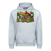Heather Grey Christmas Teacher Urban Hoodie - FaDigitalArtStudio