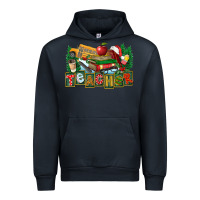 Navy Christmas Teacher Urban Hoodie - FaDigitalArtStudio