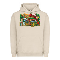 Pigment French Oak Christmas Teacher Urban Hoodie - FaDigitalArtStudio