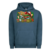 Pigment Midnight Navy Christmas Teacher Urban Hoodie - FaDigitalArtStudio