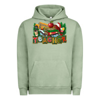 Pigment Oil Green Christmas Teacher Urban Hoodie - FaDigitalArtStudio