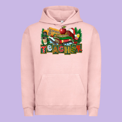 Christmas Teacher Urban Hoodie Designed By Fadigitalartstudio