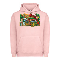 Pigment Salmon Christmas Teacher Urban Hoodie - FaDigitalArtStudio