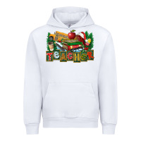 White Christmas Teacher Urban Hoodie - FaDigitalArtStudio