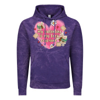 Cloud Purple my valentine is my look boyfriend Vintage Hoodie - MaliasSmallBusiness