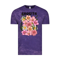 Cloud Purple growth flower Vintage Tee - MaliasSmallBusiness