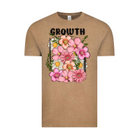 Vintage Coffee growth flower Vintage Tee - MaliasSmallBusiness