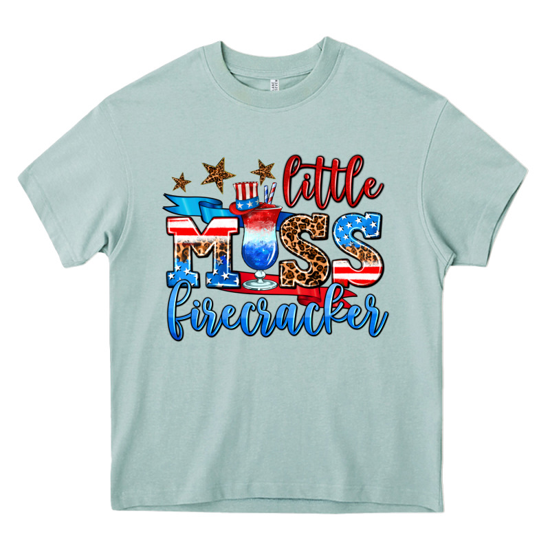 Little Miss Firecracker Heavy Core Tee by AdoDesignShop | Teevron