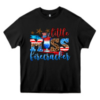 Black little miss firecracker Heavy Core Tee - AdoDesignShop