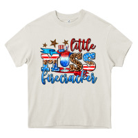 Cream little miss firecracker Heavy Core Tee - AdoDesignShop
