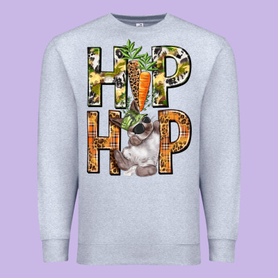 Hip Hop Easter Boy Easter Day Premium Sweatshirt Designed By Howdyjamesfarm