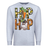 Heather Grey Hip hop Easter boy Easter Day Premium Sweatshirt - HowdyJamesFarm