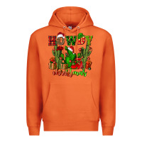 Carrot howdy christmas with cactusses Premium Hoodie - CowGirlArtShop