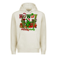 Howdy Christmas With Cactusses Premium Hoodie | Teevron