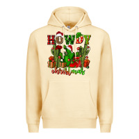 Pina Colada howdy christmas with cactusses Premium Hoodie - CowGirlArtShop