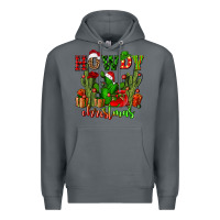 Rock howdy christmas with cactusses Premium Hoodie - CowGirlArtShop