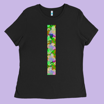 Halloween Key Fob Ladies Tee Designed By Bundleandbundleshop