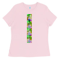 Bubblegum Pink Halloween Key Fob Ladies Tee - BundleAndBundleShop