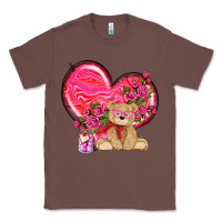 Chestnut valentines heart with bear Classic Tee - NancyCooperArtShop