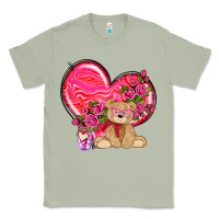 Matcha valentines heart with bear Classic Tee - NancyCooperArtShop