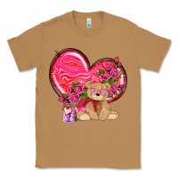Toasted Coconut valentines heart with bear Classic Tee - NancyCooperArtShop