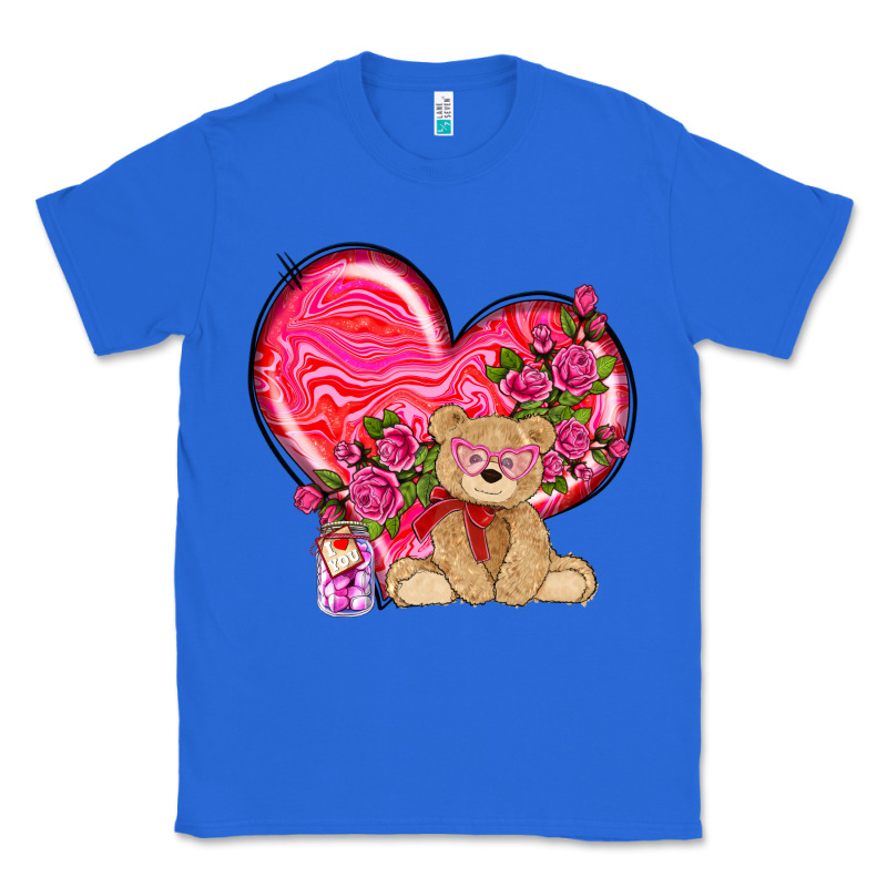 Valentines Heart With Bear Classic Tee by NancyCooperArtShop | Teevron