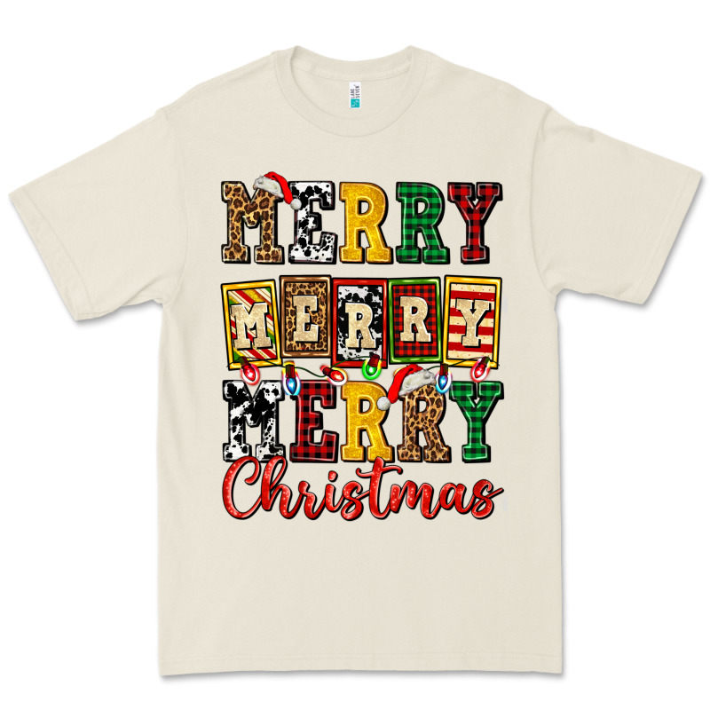 Merry Merry Merry Christmas Ado Premium Tee by AdoDesignShop | Teevron