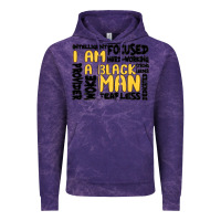 Cloud Purple i am a black man Vintage Hoodie - MaliasSmallBusiness