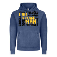Vintage Denim i am a black man Vintage Hoodie - MaliasSmallBusiness